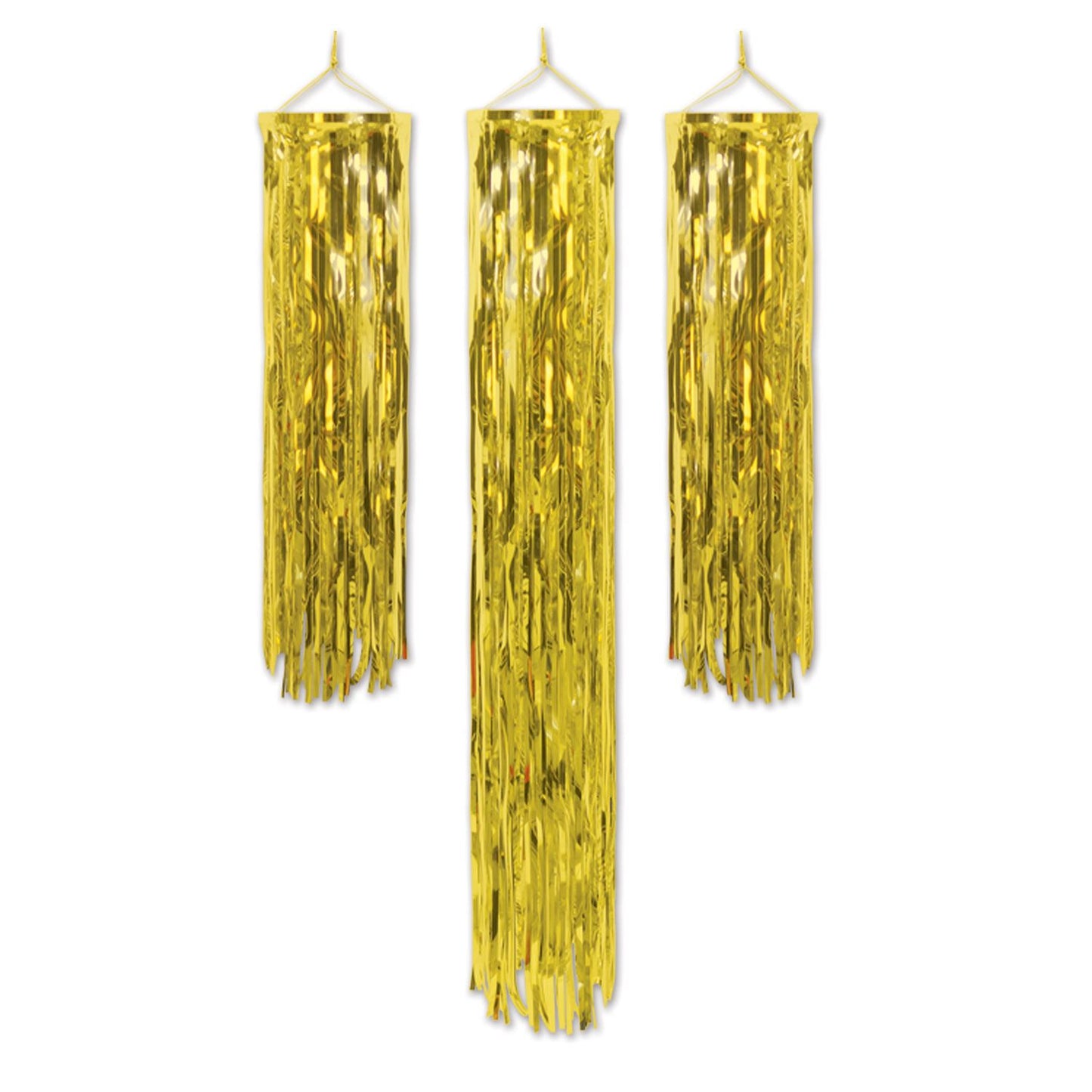 Beistle Mini FR Gleam 'N Columns - Gold - General Occasion | Party Supply