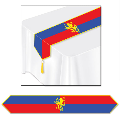 Beistle Printed Medieval Table Runner | Party Supply | Decoration