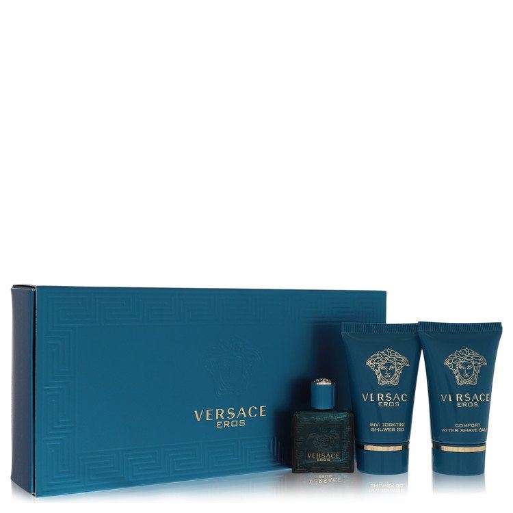 Versace Eros by Versace Gift Set -- for Men