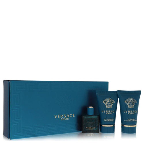 Versace Eros by Versace Gift Set -- for Men