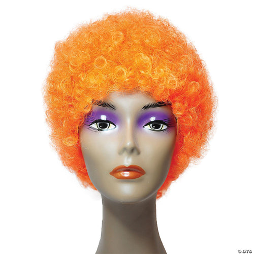 Adults Bargain Afro Wig | Orange