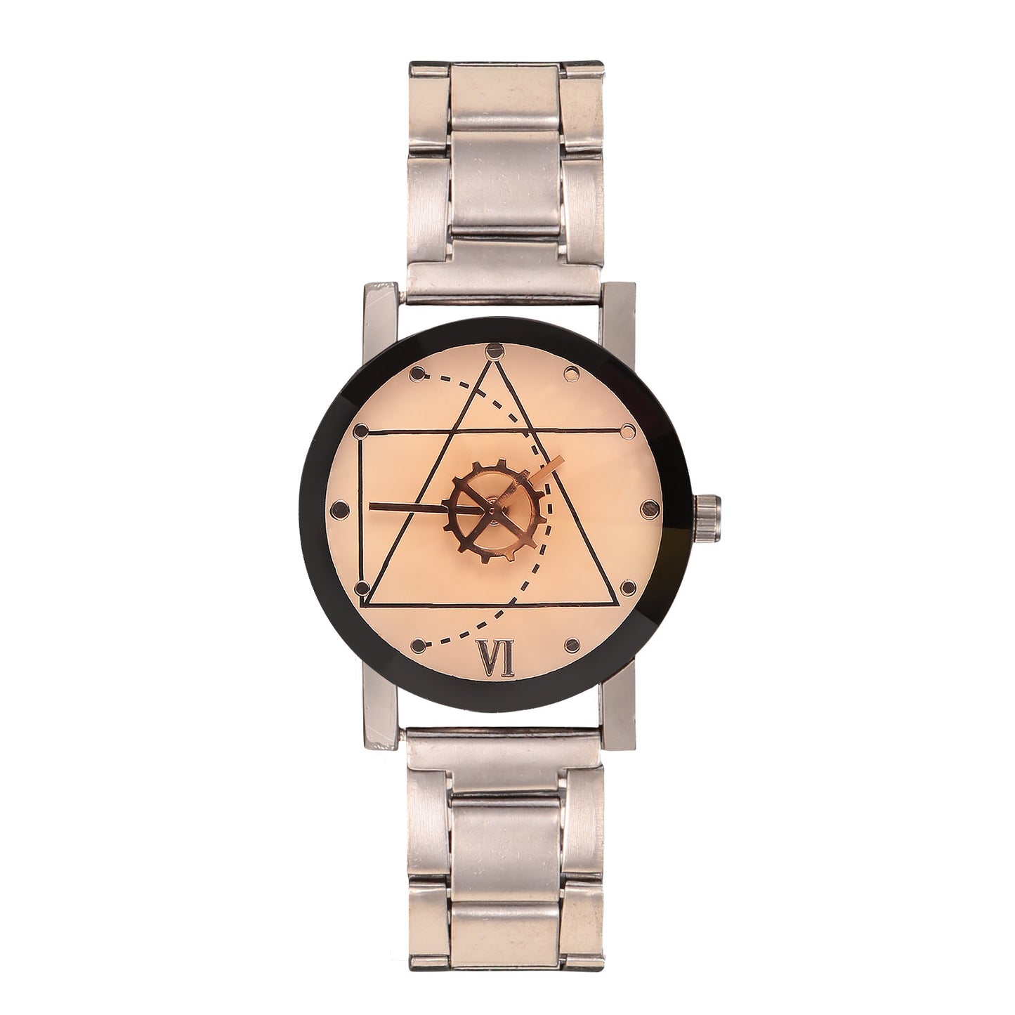 Couples Quartz Watch Men Women Stainless Steel Wrist Watch Ultra-Thin Cutting