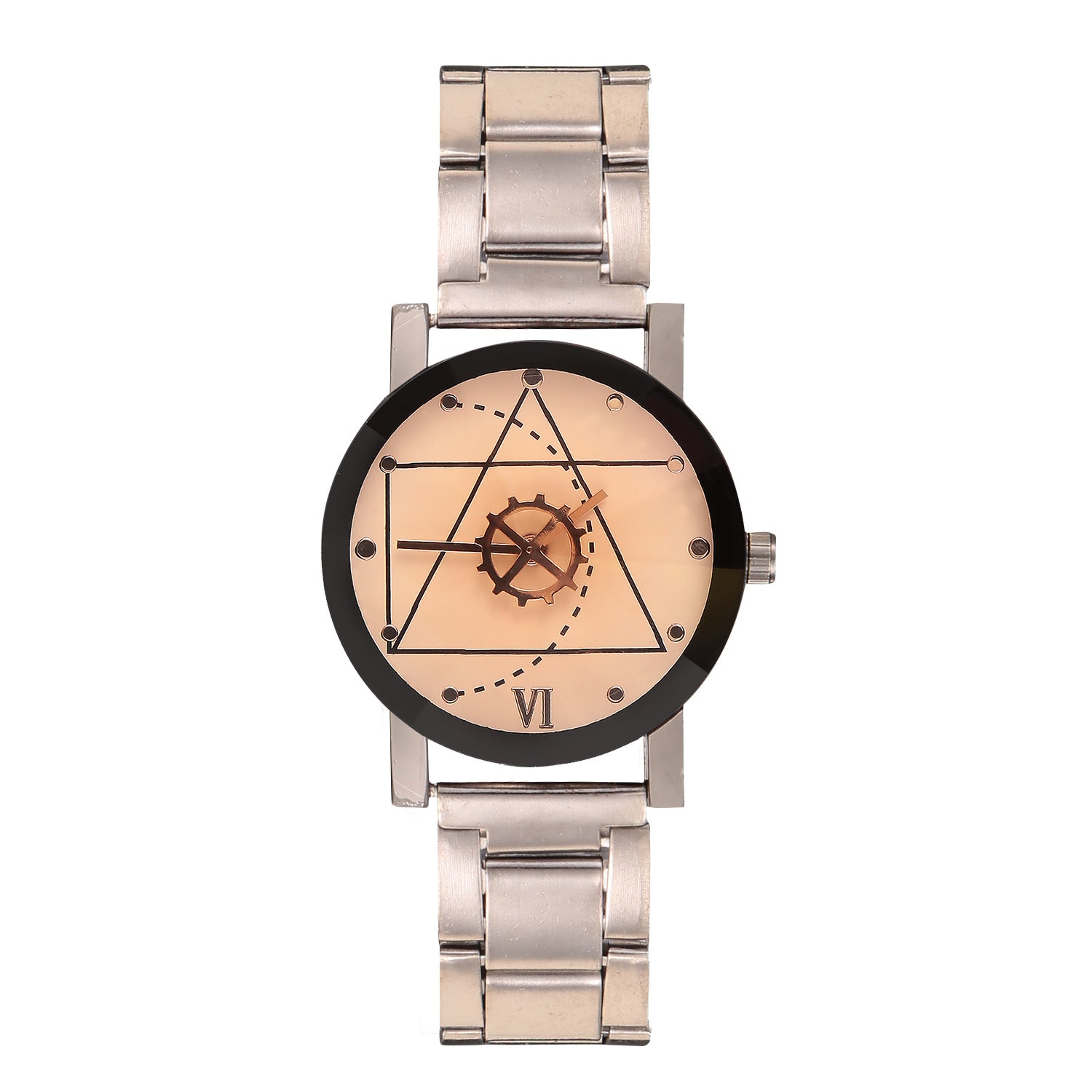 Couples Quartz Watch Men Women Stainless Steel Wrist Watch Ultra-Thin Cutting