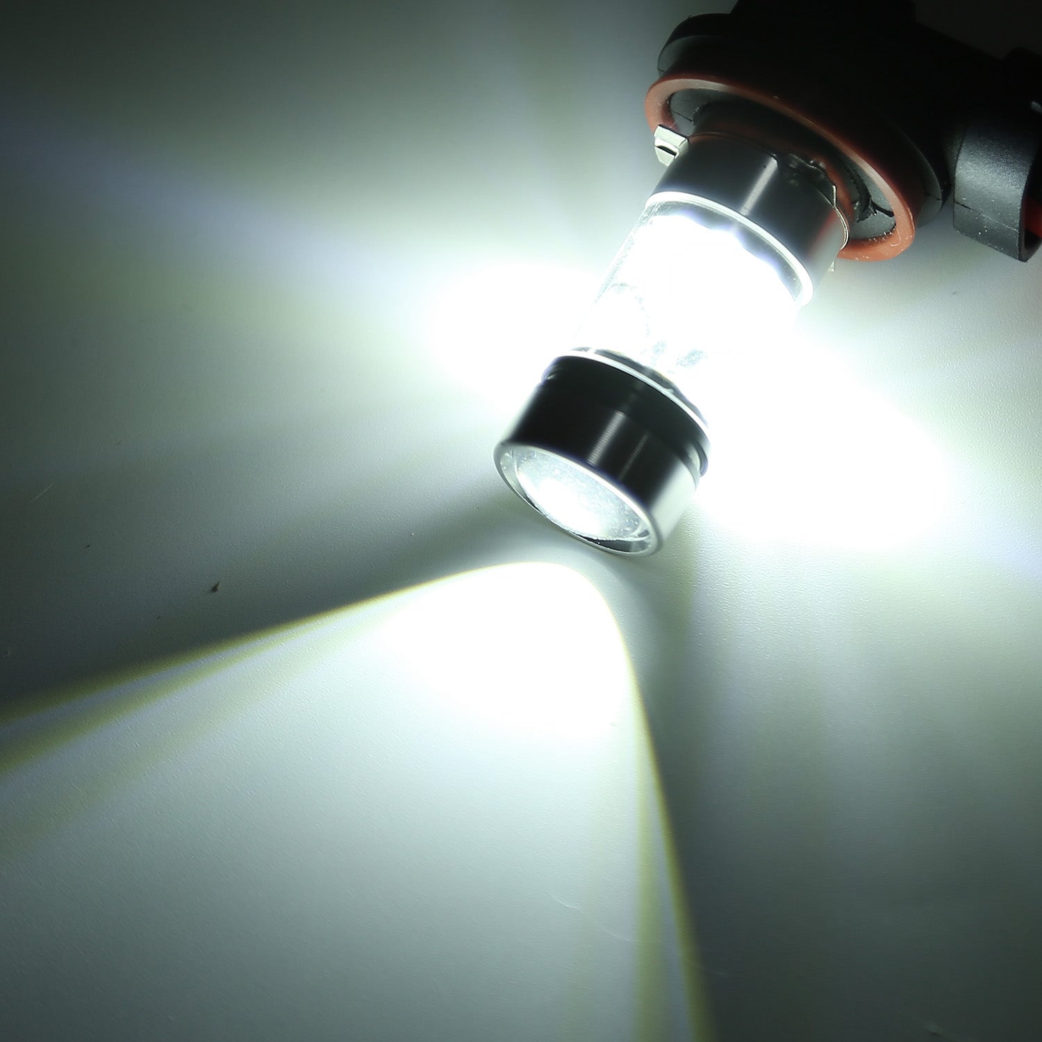 2PCS 1000lm 100W H8/H9/H11 LED Fog DRL Light Bulb IP65 Water-Resistant 360°