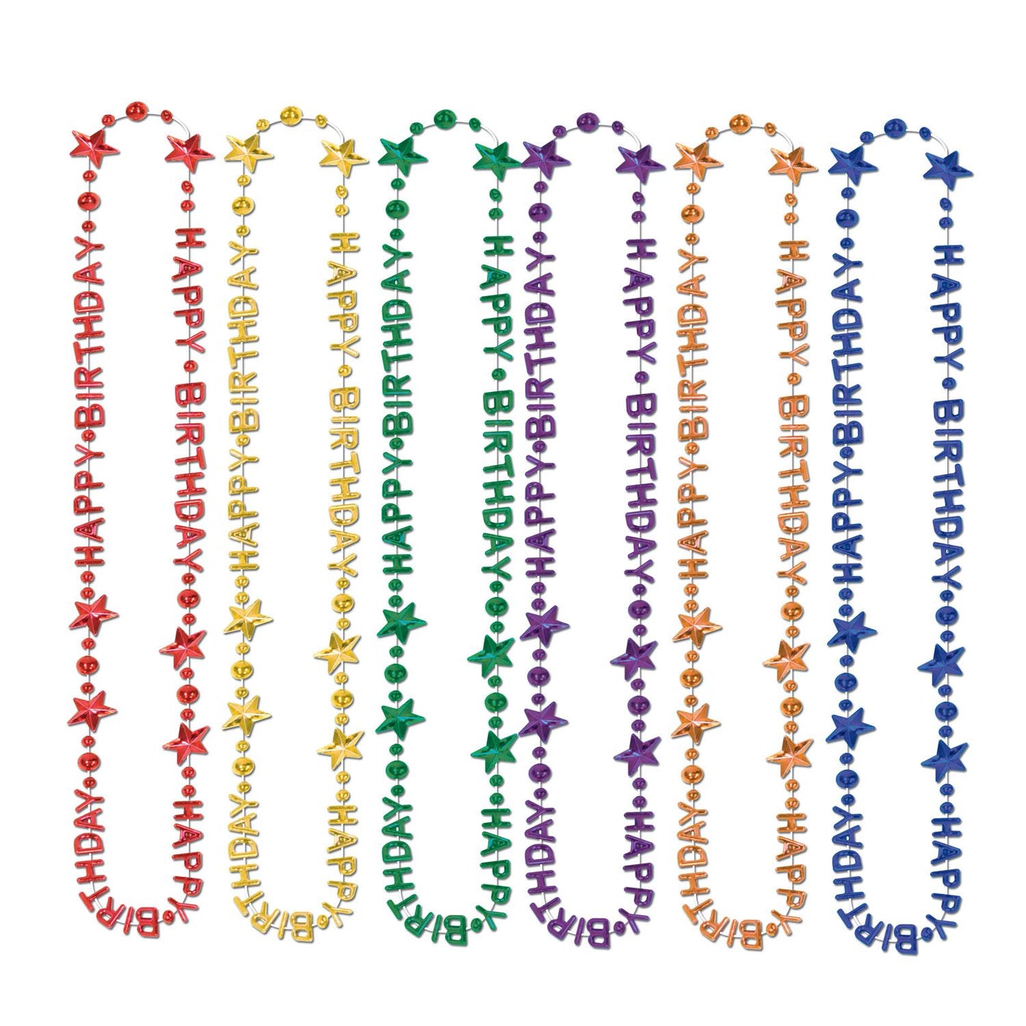 Beistle Happy Birthday Beads of Expression | Party Supply | Decoration