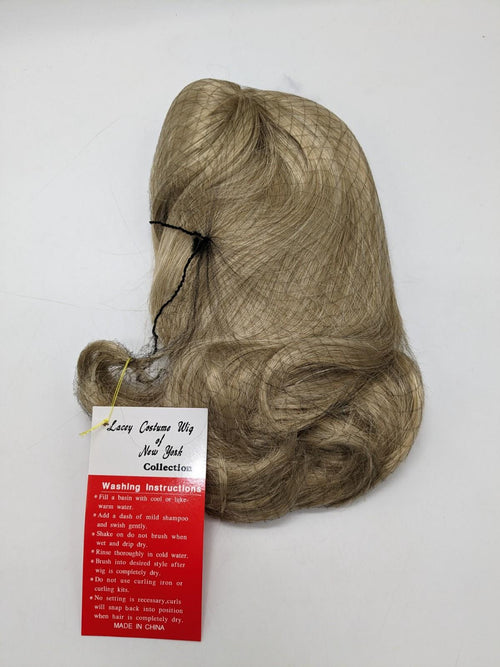 Womens Champagne Blonde 60s Short Lucy Flip Wig