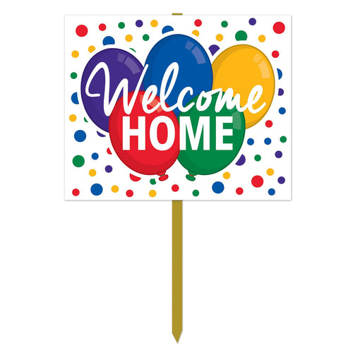 Beistle Welcome Home Yard Sign - General Occasion | Party Supply | Decoration