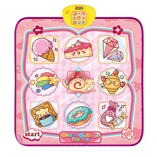Cake Dance Mat for Kids Electronic Music Dance Pad with 6 Modes Built-in Music