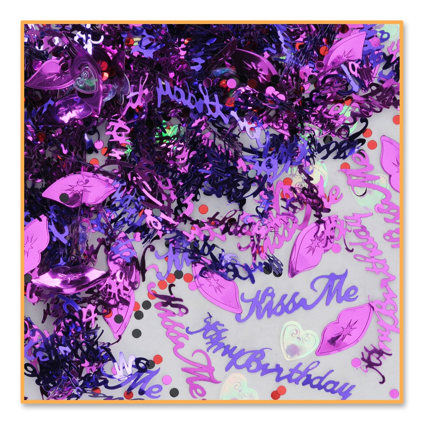 Beistle Kiss Me, It's My Birthday Confetti | Party Supply | Decoration