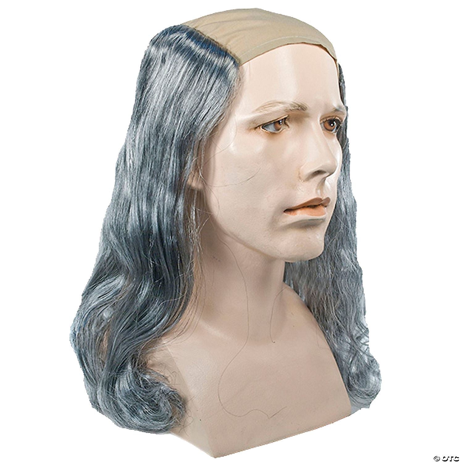 Mens Bargain Ben Franklin Wig | Gray