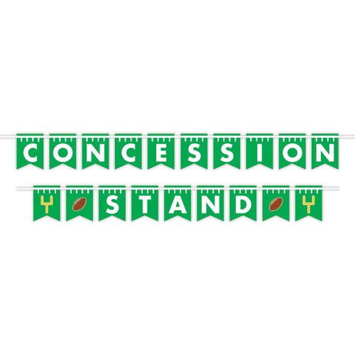 Beistle Football Concession Stand Streamer | Party Supply | Decoration