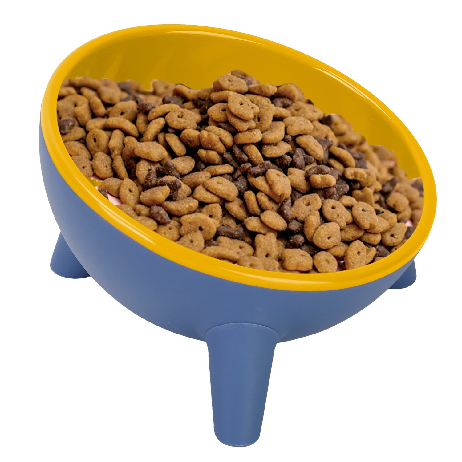 Raised Tilted Elevated Cat Food Bowl Pet Backflow Prevention Water Dish Fee 6519