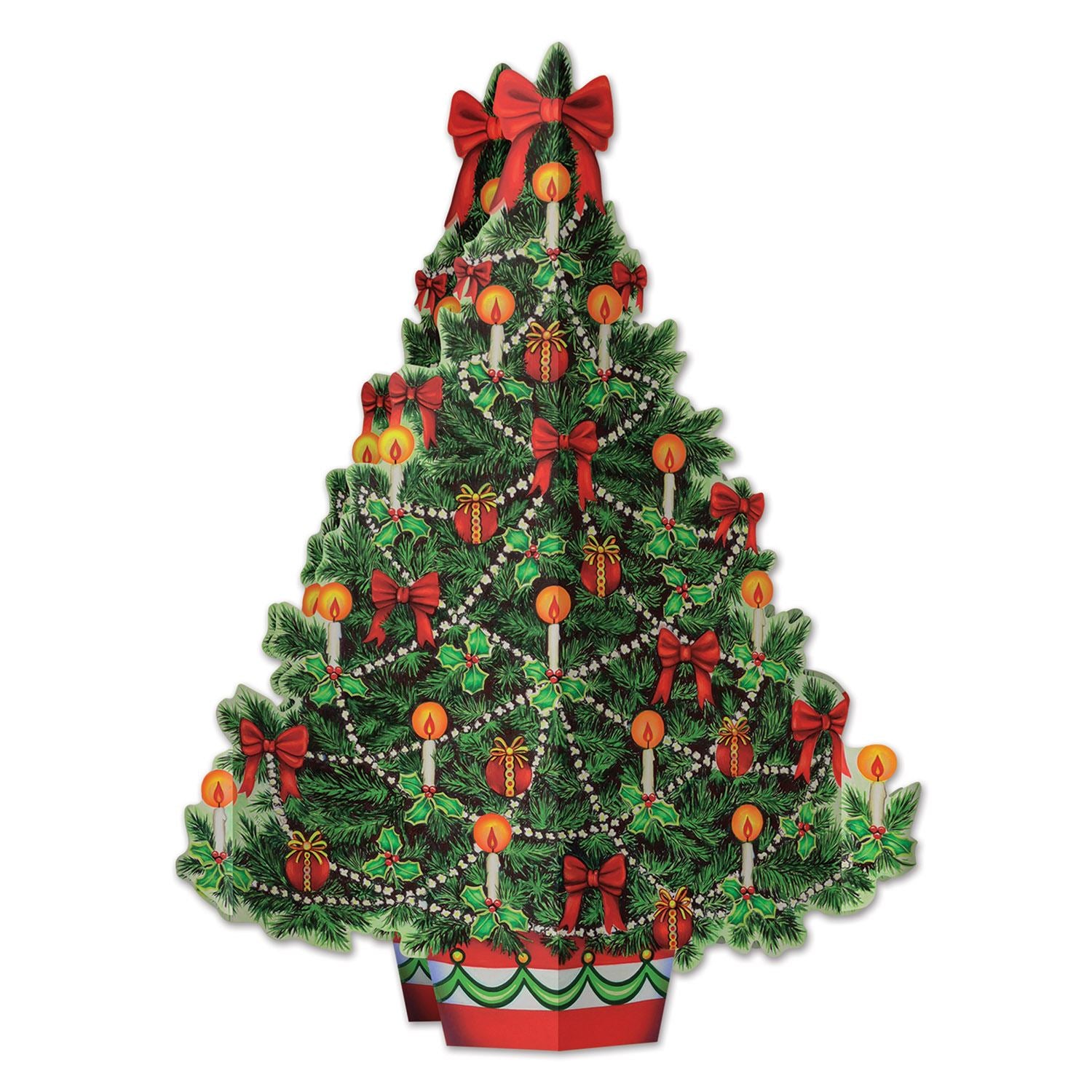 Beistle 3-D Christmas Tree Centerpiece - Christmas/Winter | Party Supply
