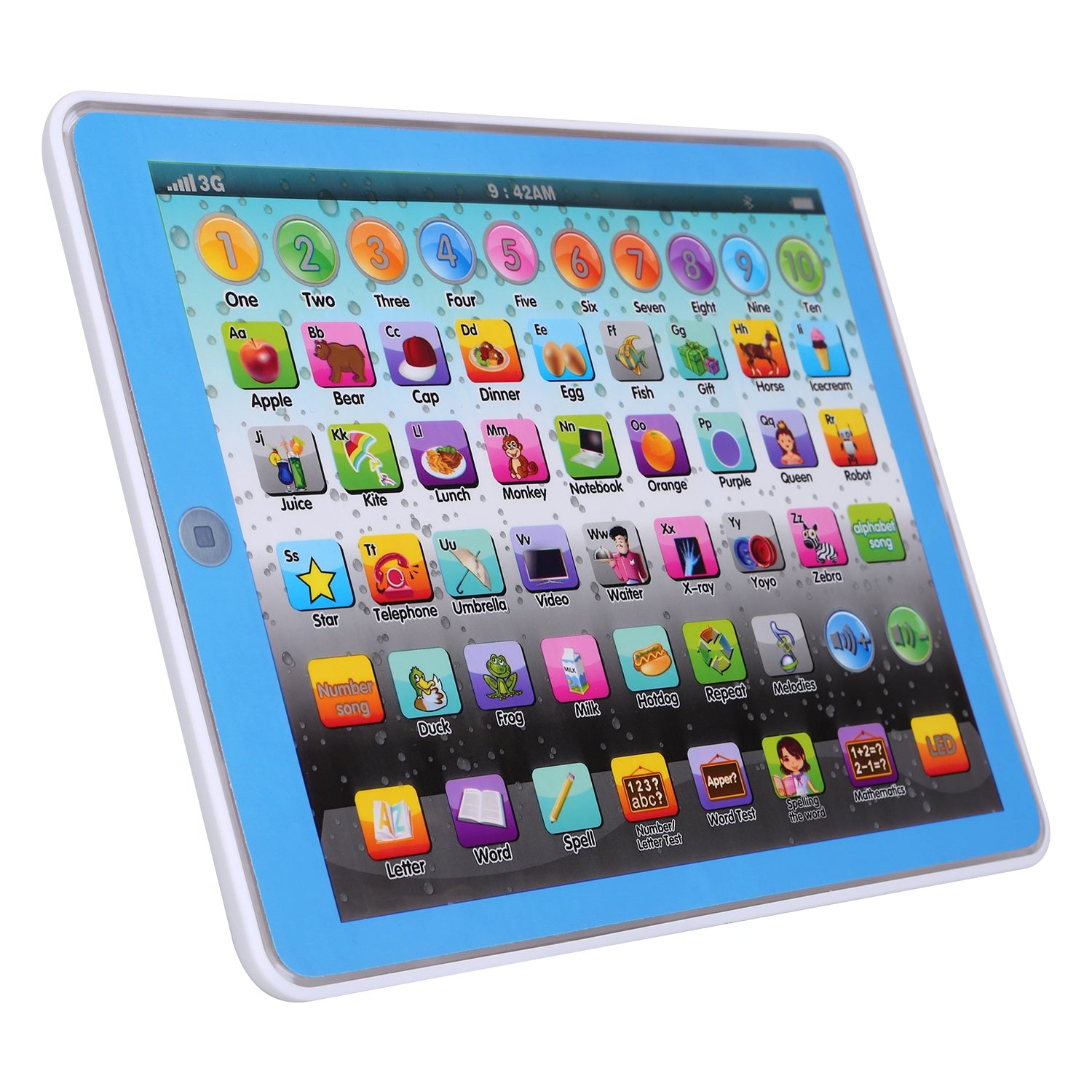 Kid Baby Toddler Tablet Toy Educational Learning Study Tablet Pad Gift for Aged