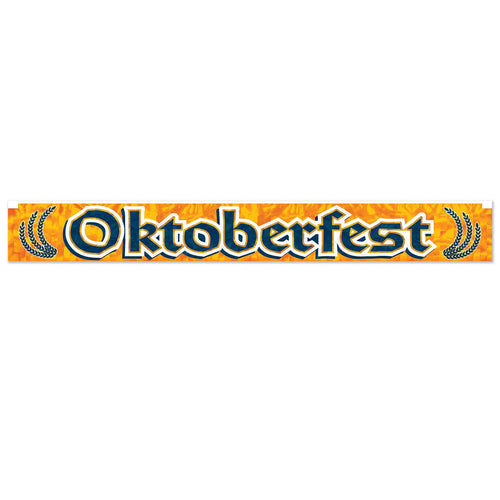 Beistle Metallic Oktoberfest Fringe Banner | Party Supply | Decoration