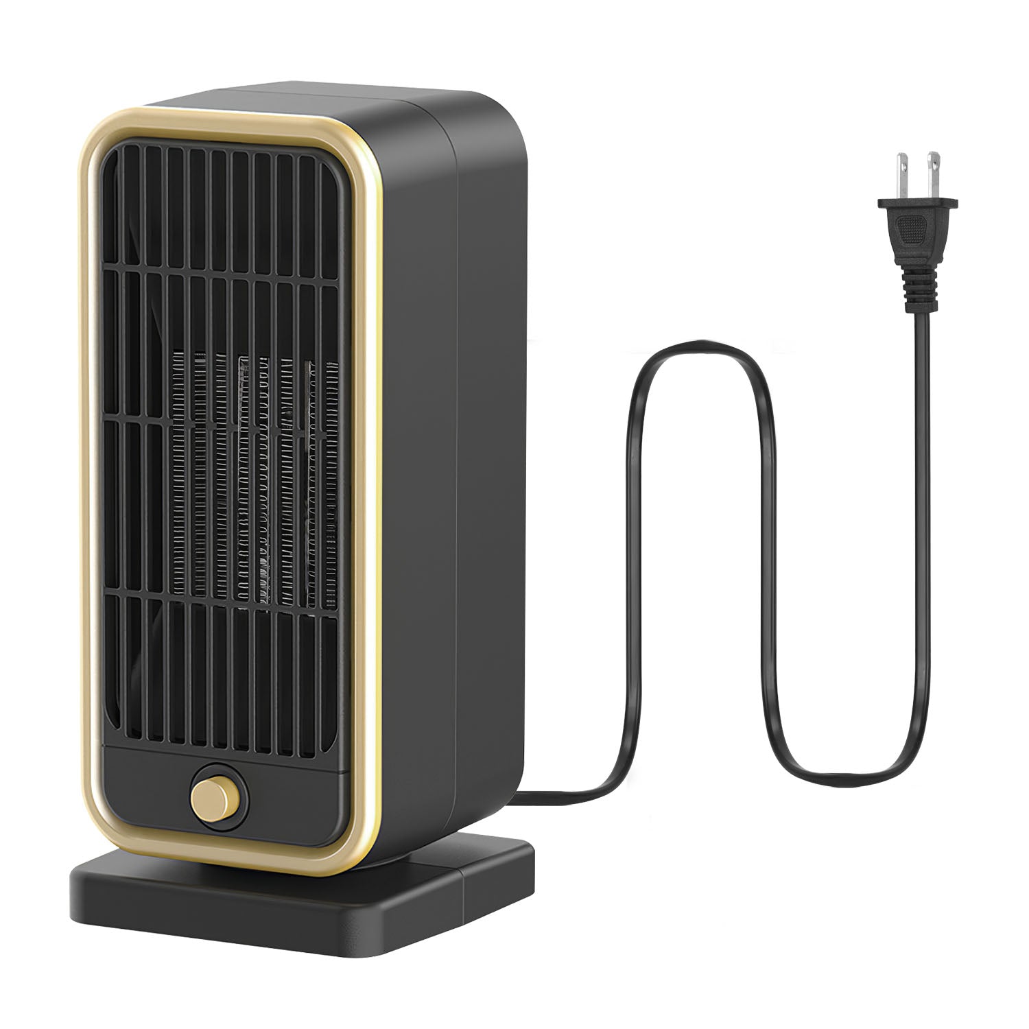500W Portable Electric Heater PTC Ceramic Heating Space Heater Overheating Tip