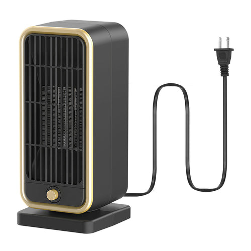 500W Portable Electric Heater PTC Ceramic Heating Space Heater Overheating Tip