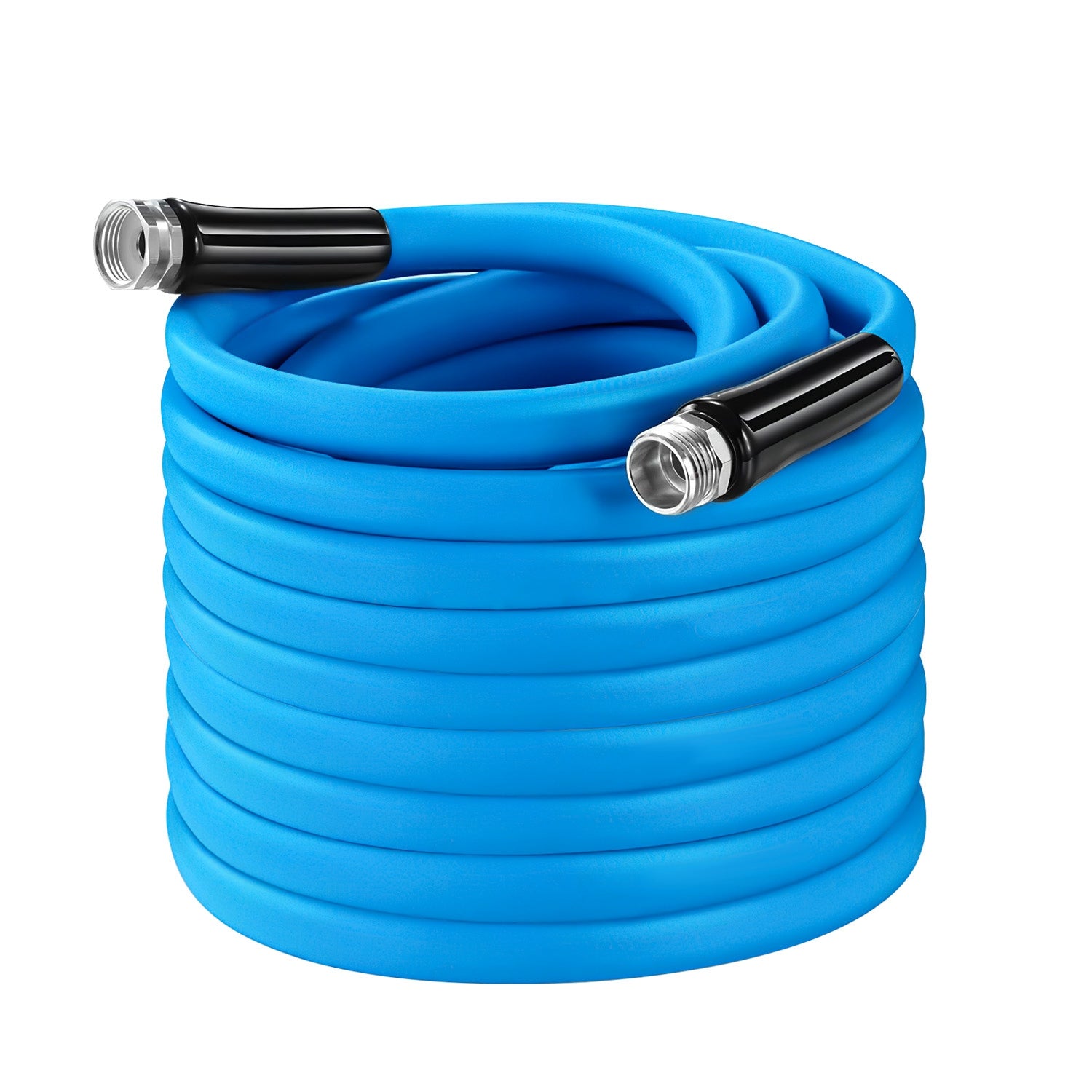 25FT/50FT 5/8" Non-Expanding Flexible Garden Hose Heavy Duty PVC Water Hose 0489