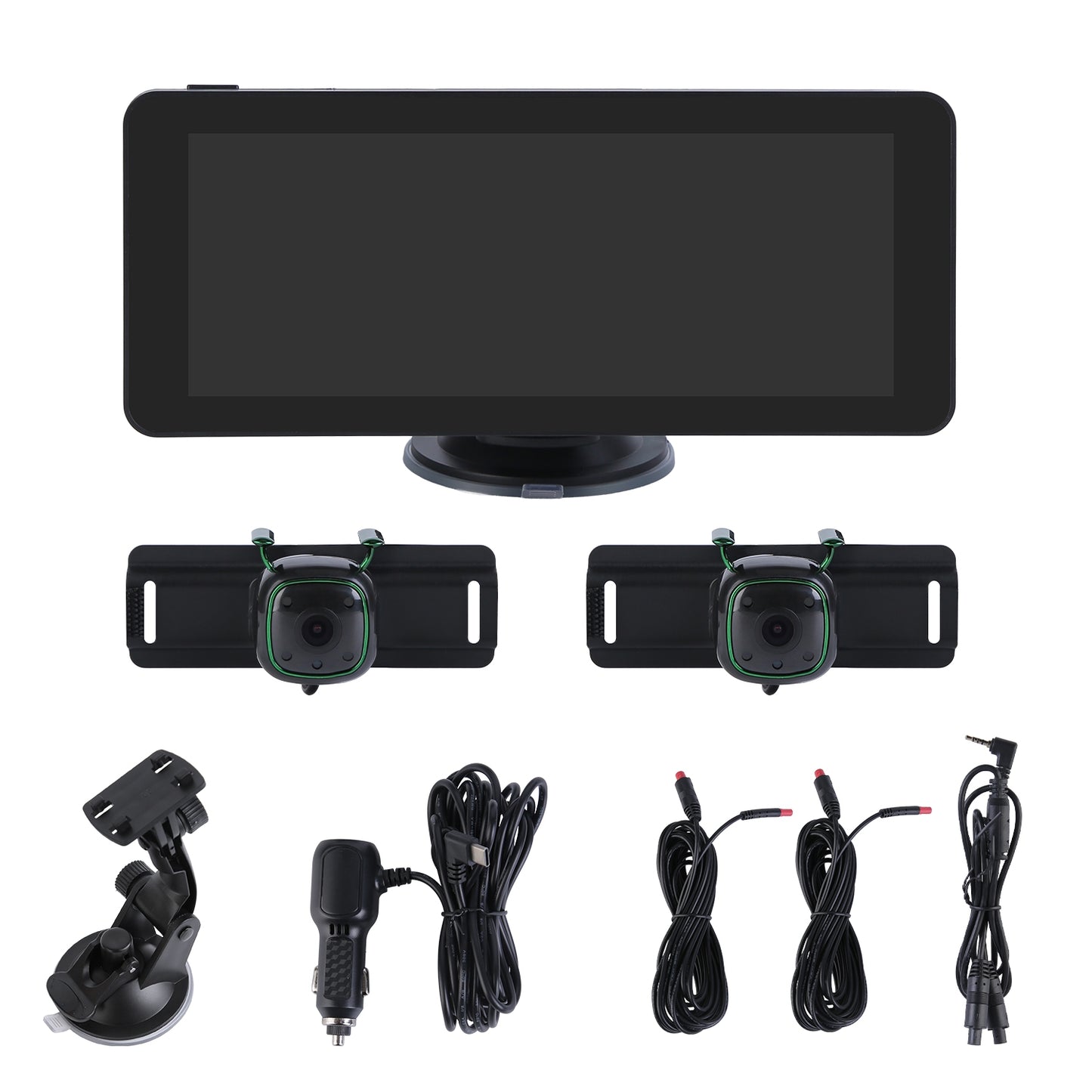 1080P Baby Car Camera for 2 Kids Dual Channel Car Baby Monitor Rear Facing Car