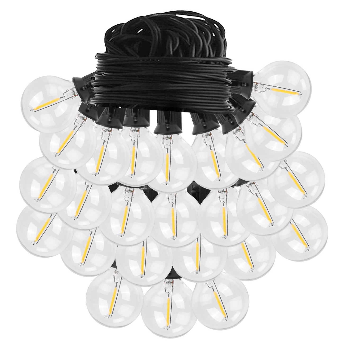 25FT Decorative Globe String Lights Outdoor Indoor 25Pcs Bulb Light Strings 6613