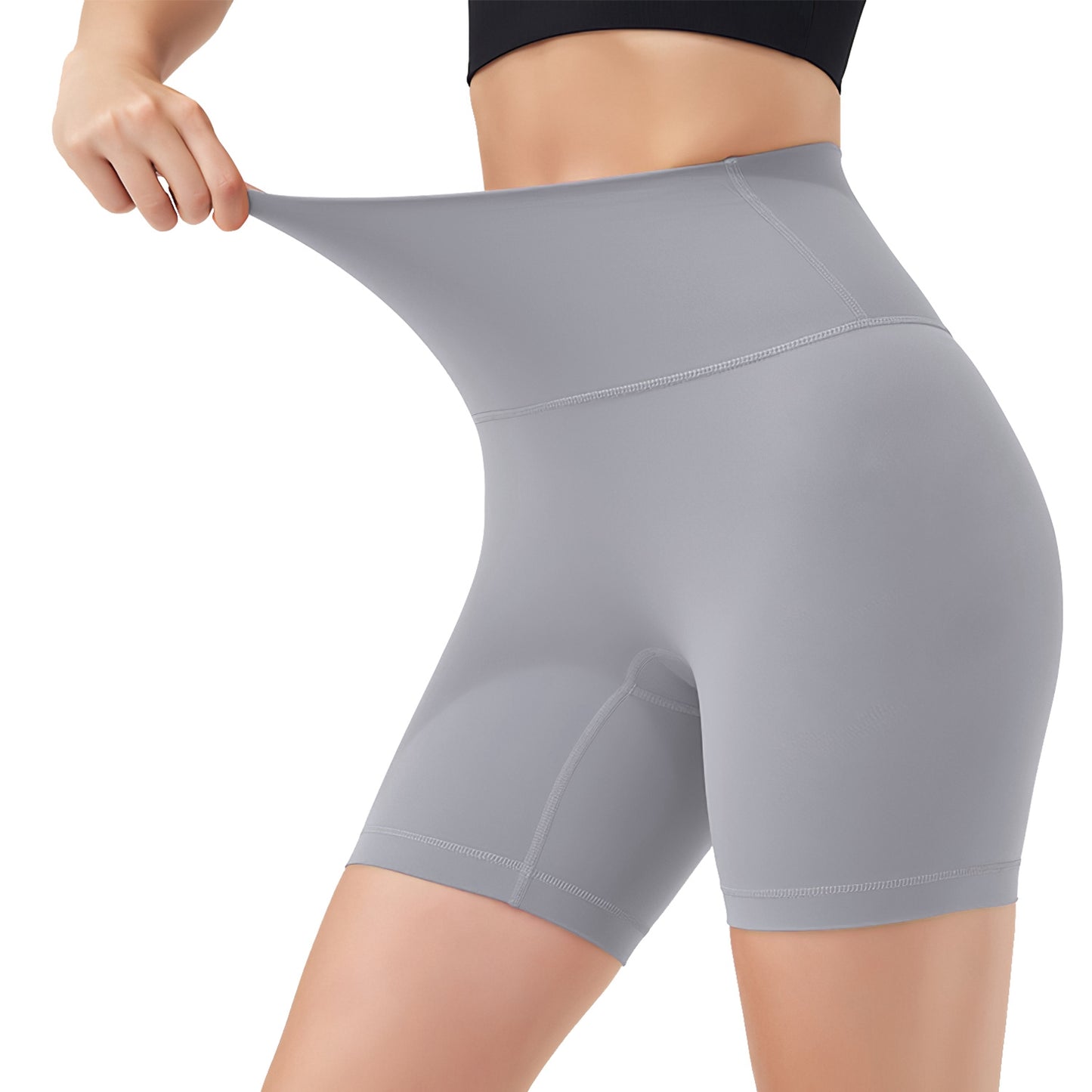 Women s High Waist Biker Shorts Tummy Control Pants Athletic Leggings Spandex