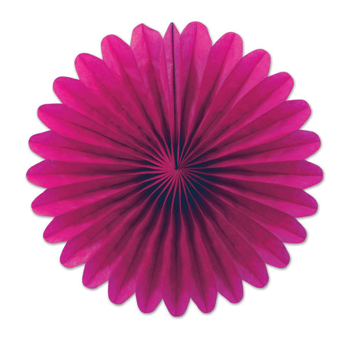 Beistle Cerise Mini Tissue Fans - General Occasion | Party Supply | Decoration