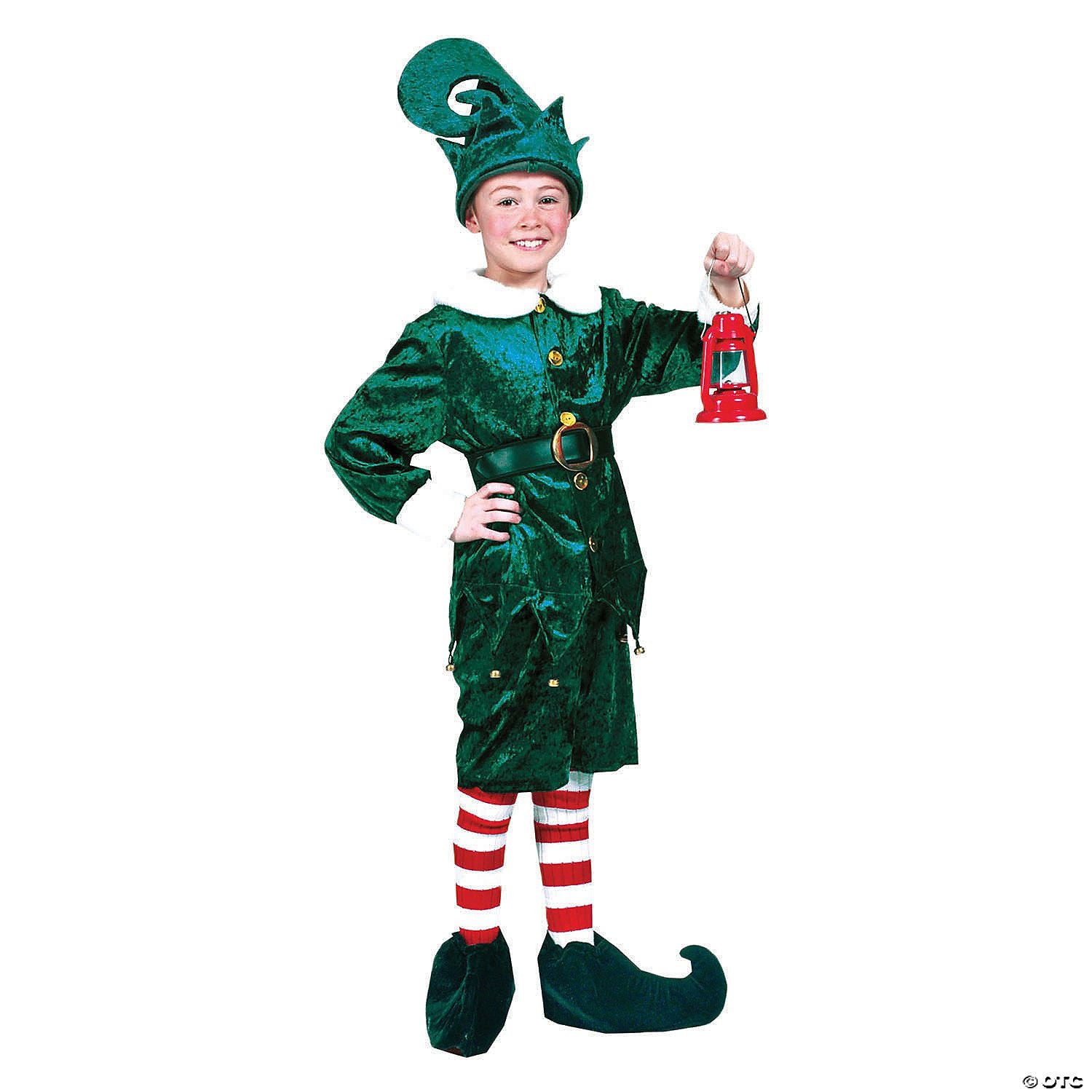 Boys | Child?ÇÖs Holly Jolly Elf Costume - Small