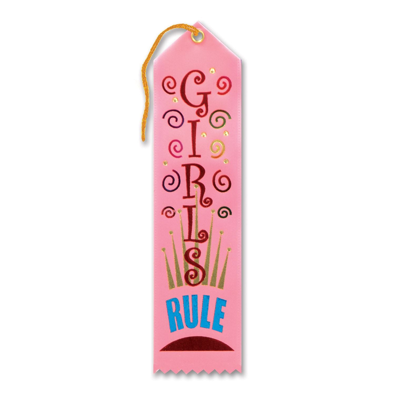 Beistle Girls Rule Ribbon - General Occasion | Party Supply | Decoration