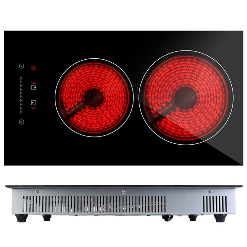 Dual Induction Burners Electric Cooktop 110V Total 1900W Electric Stove