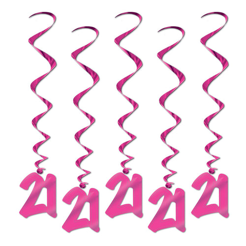 Beistle 21st Whirls - 21st Birthday | Party Supply | Decoration