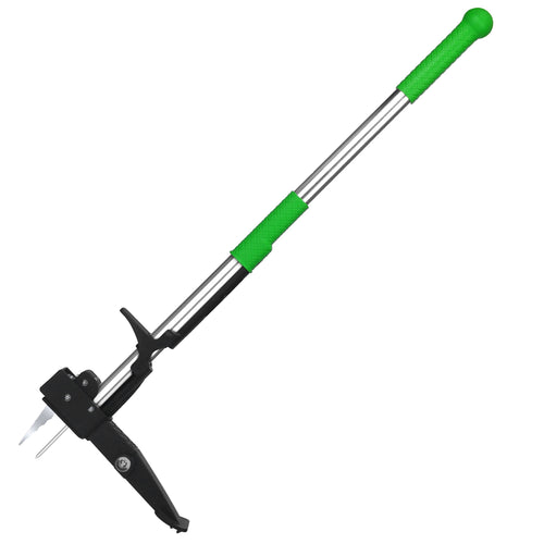 38.97in Aluminum Weed Puller Stand Up Weeder Without Bending Kneeling Manual