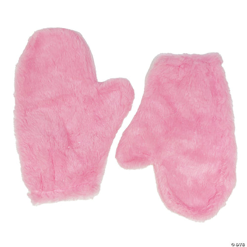 Mens | Adult Bunny Mitts | Pink