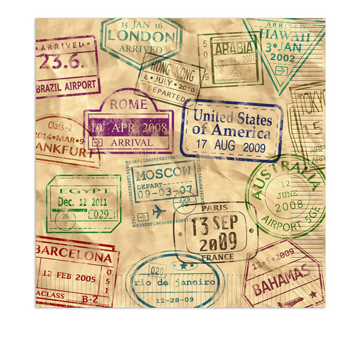 Beistle Around The World Luncheon Napkins | Party Supply | Decoration