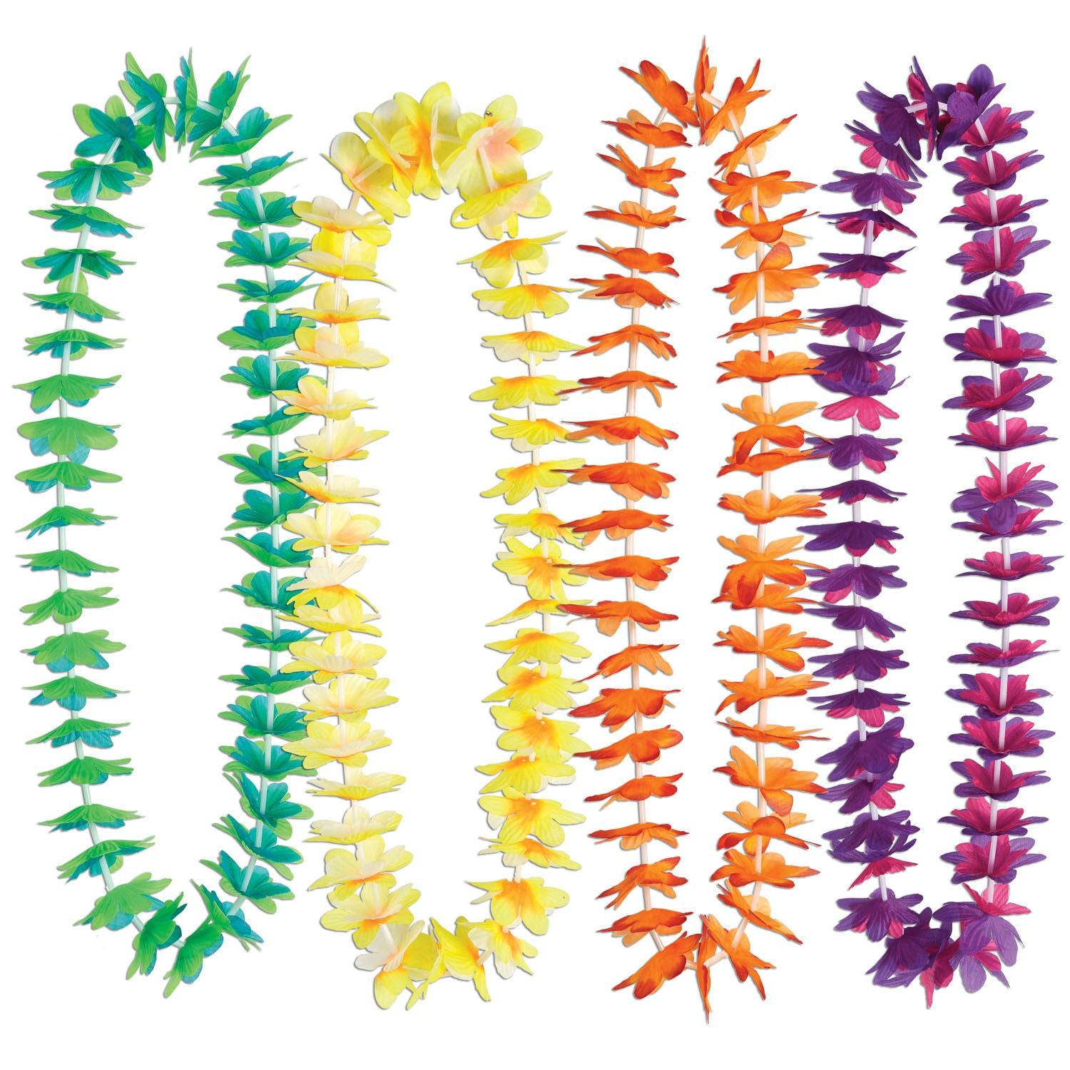 Silk 'N Petals Waikiki Leis Bulk Pack of 50