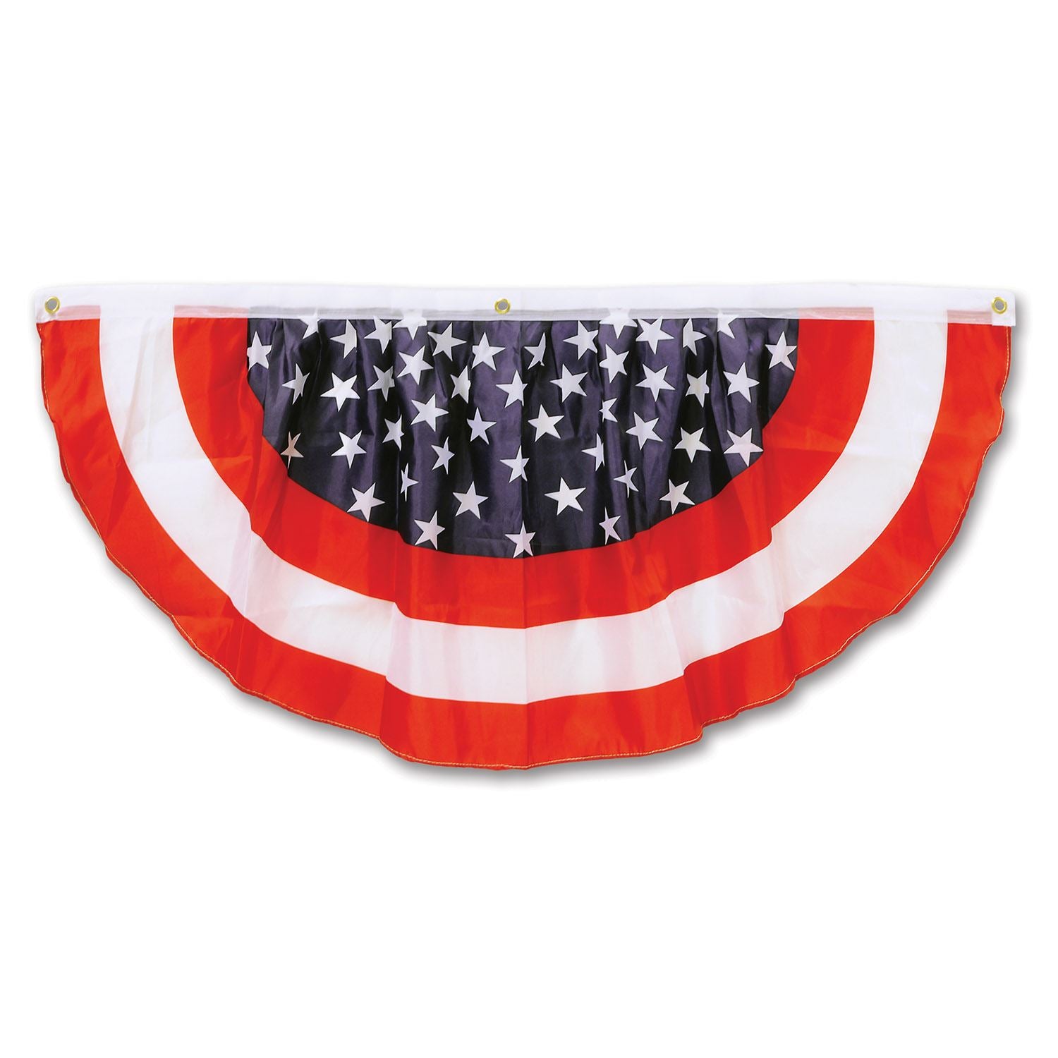 Beistle Stars & Stripes Fabric Bunting - Patriotic | Party Supply | Decoration