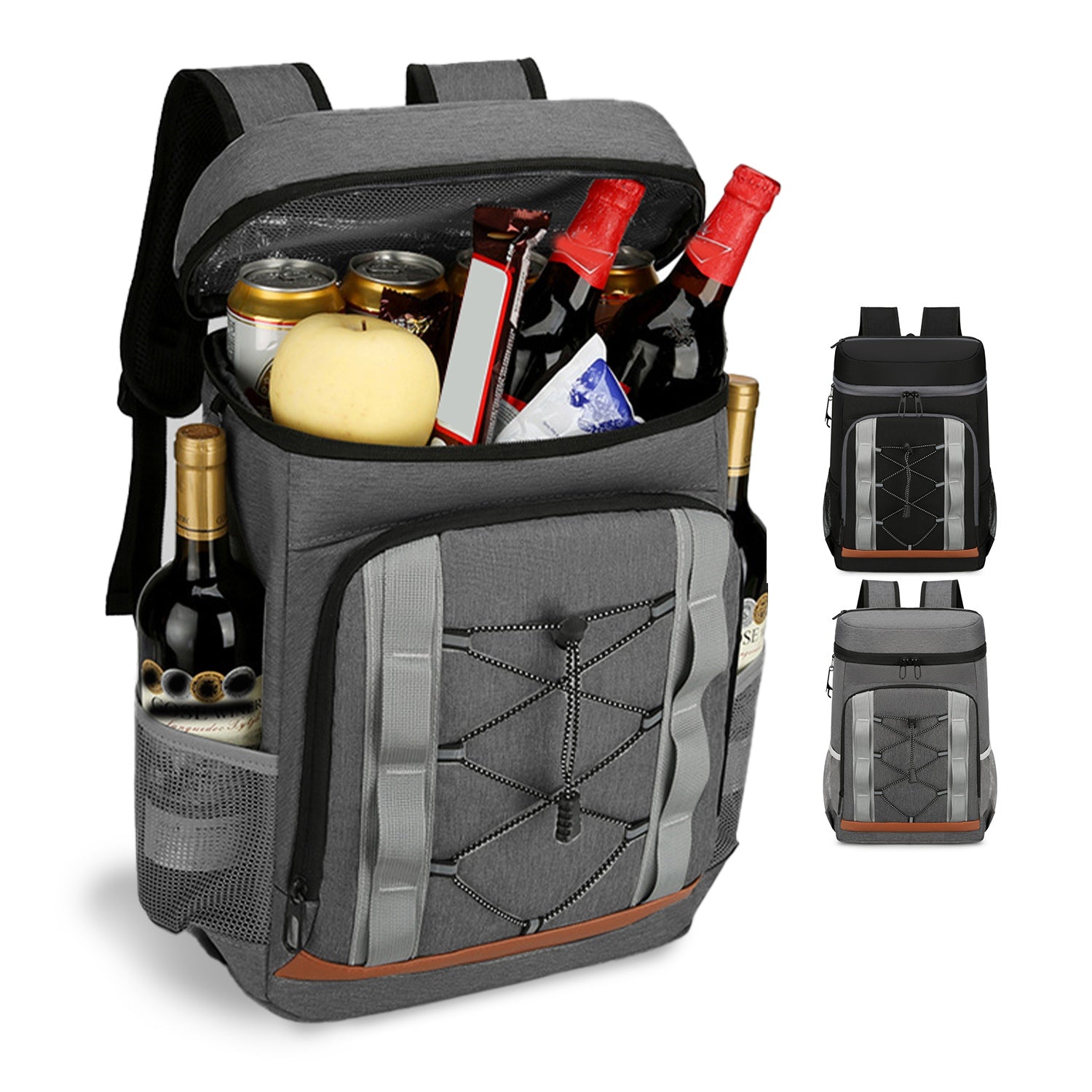 Cooler Backpack 36 Can Leakproof Insulated Cooler Backpack with 25L/6.6Gal 0362