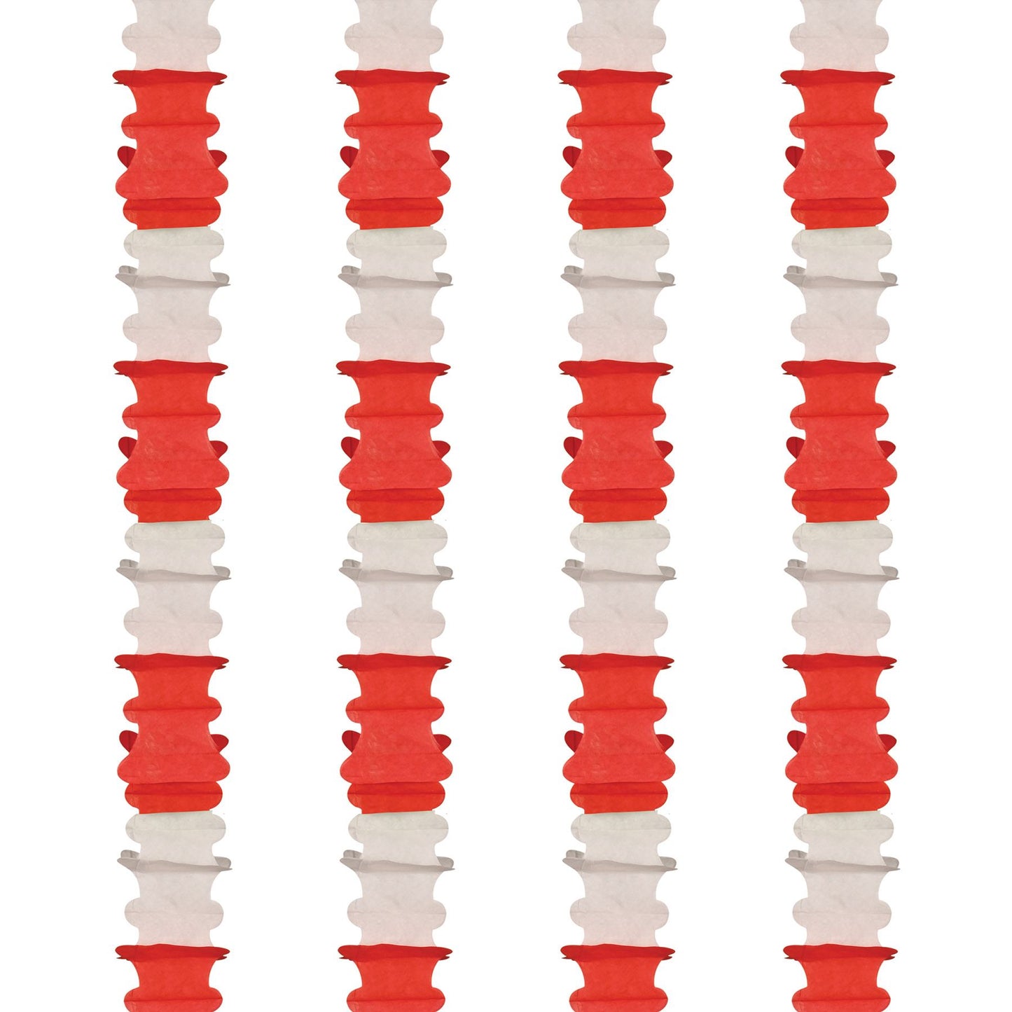 Beistle Ceiling Drops - Red and White - Valentines | Party Supply | Decoration