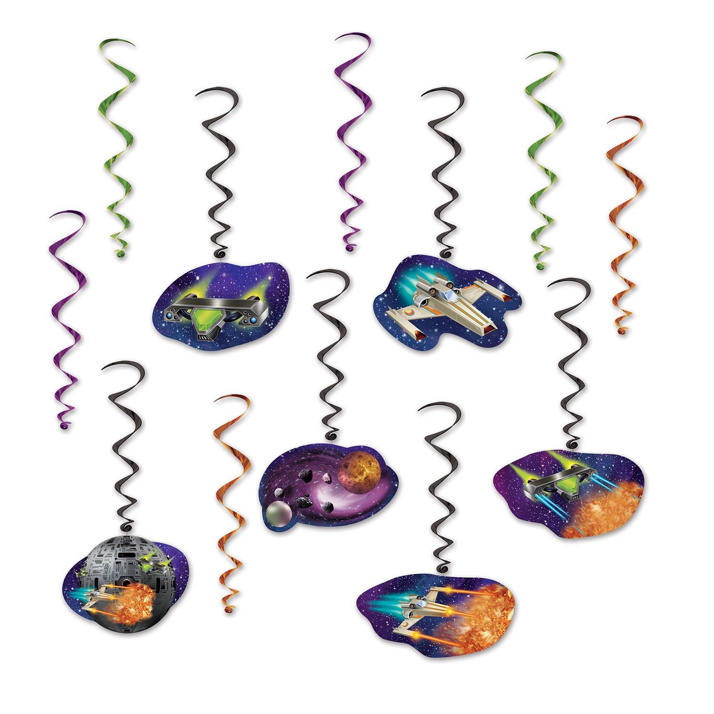 Beistle Spaceship Whirls - Space | Party Supply | Decoration