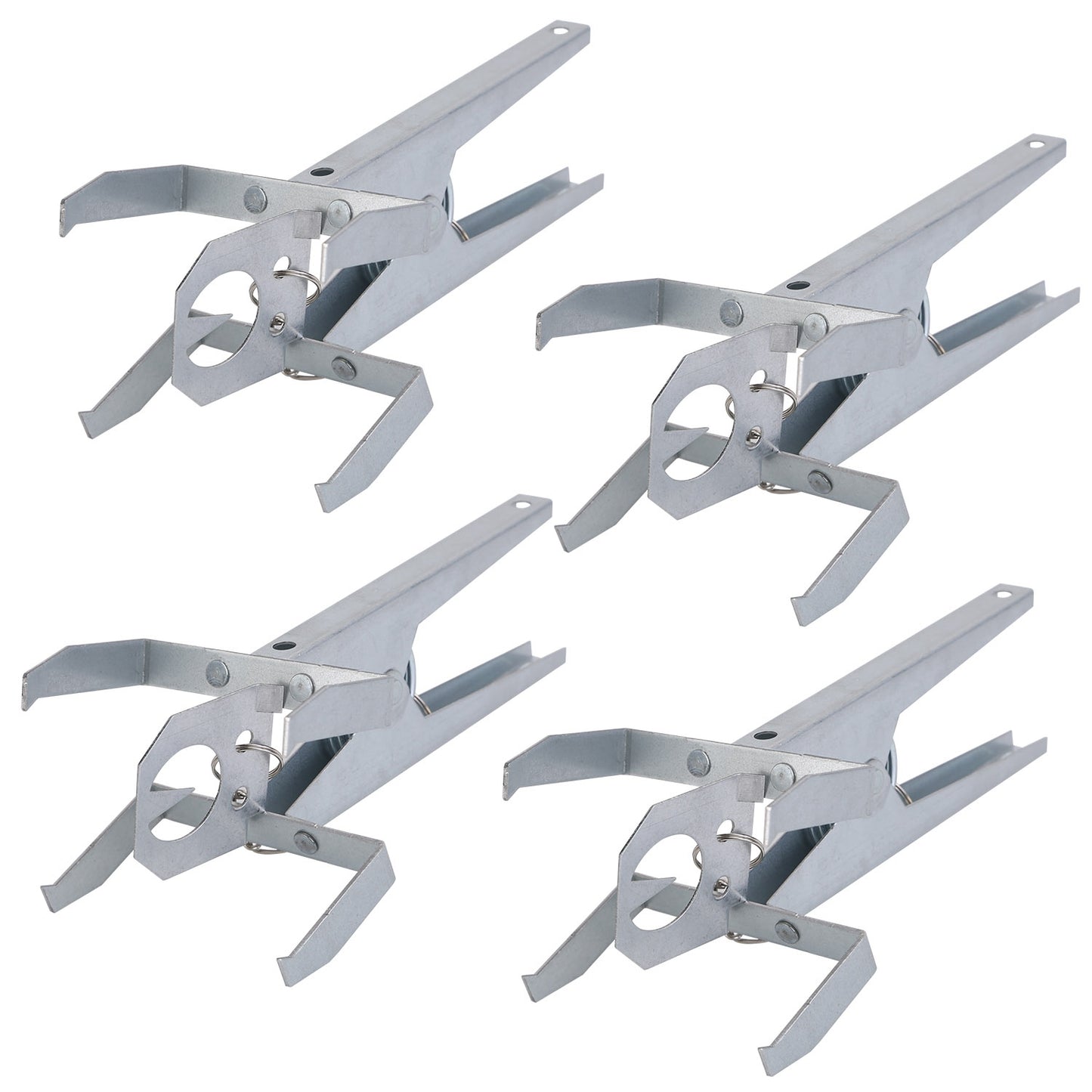 4Pack Reusable Mole Traps with Scissor Jaw Mole Killers Effective Mole Clips