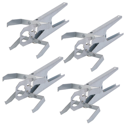 4Pack Reusable Mole Traps with Scissor Jaw Mole Killers Effective Mole Clips