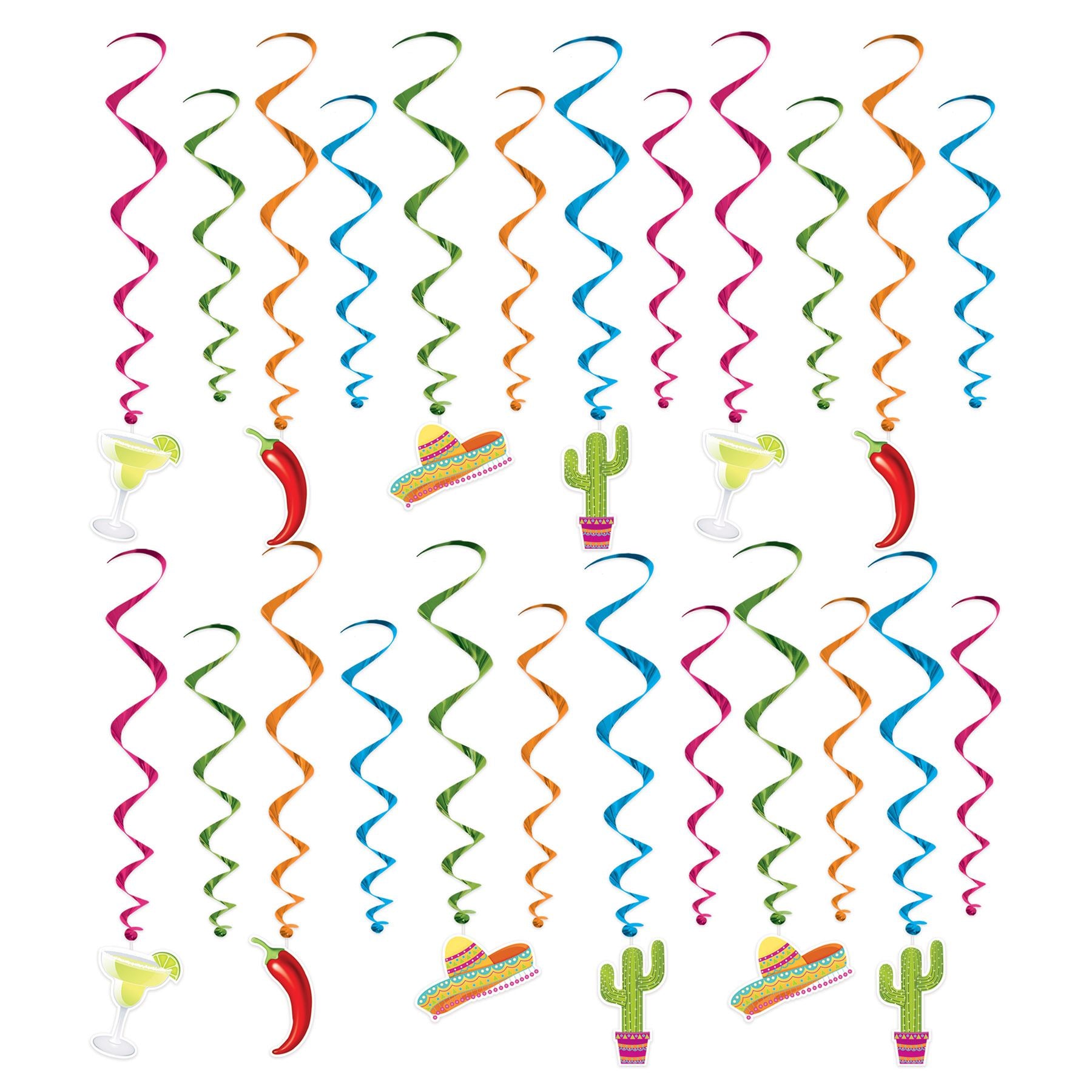 Beistle Fiesta Whirls - Fiesta/Cinco de Mayo | Party Supply | Decoration