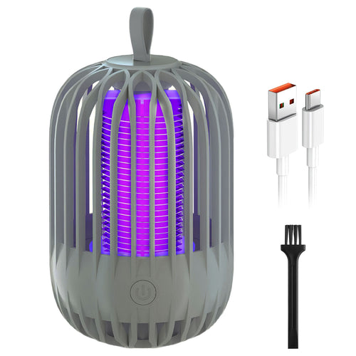 900V High Voltage Cordless Indoor Bug Zapper Type C Rechargeable Mosquito Lamp