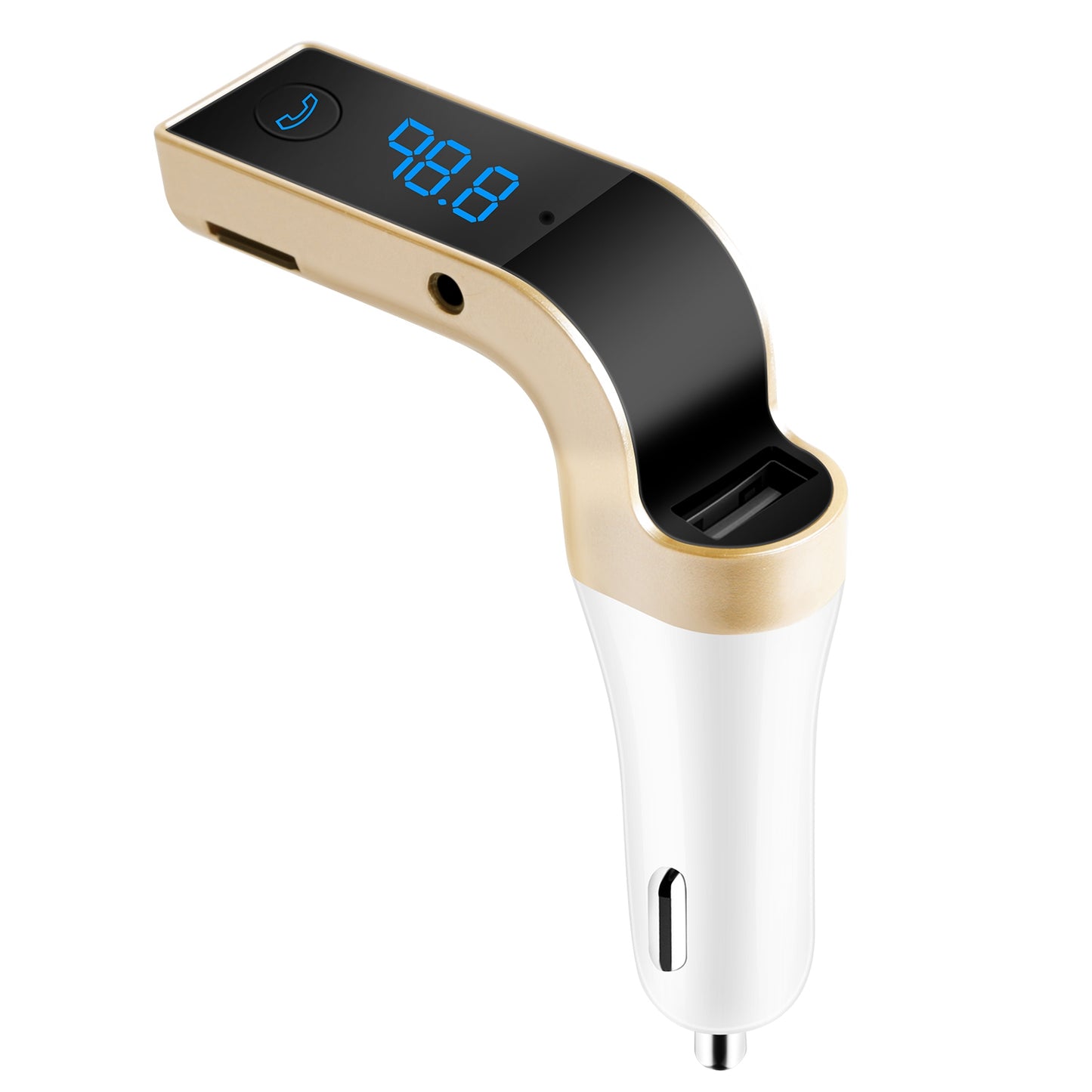 Car Wireless FM Transmitter USB Charger Hands-free Call MP3 Player TF Card