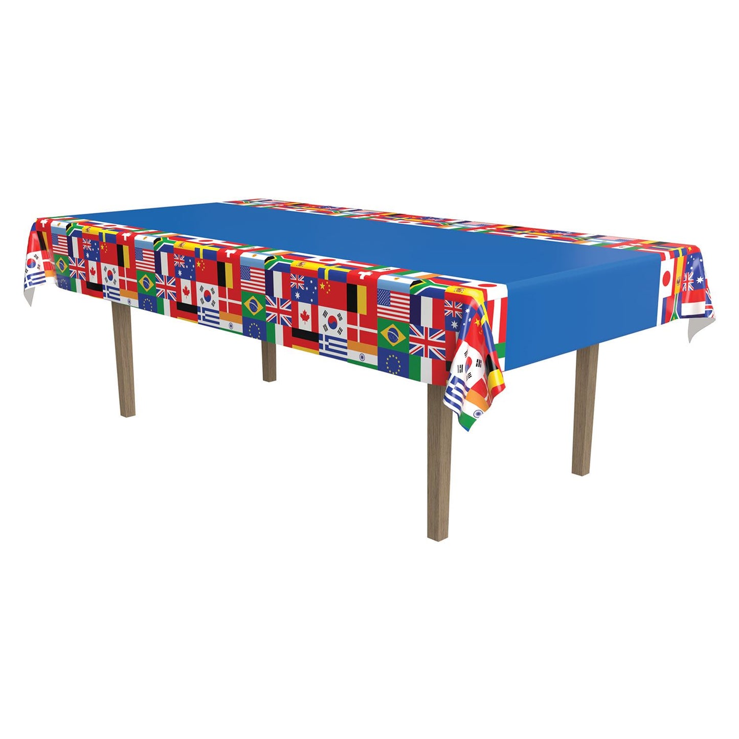Beistle International Flag Tablecover | Party Supply | Decoration