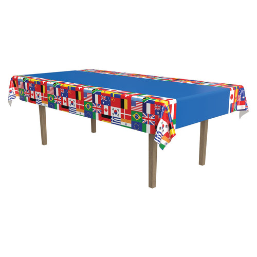 Beistle International Flag Tablecover | Party Supply | Decoration