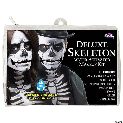 Make-Up Zipper Bag Skeleton Kit | Halloween Decoration