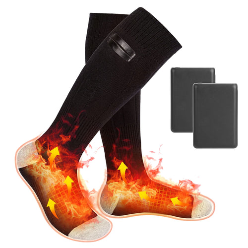 Electric Heated Socks for Men Women Battery Powered Heated Socks Rechargeable