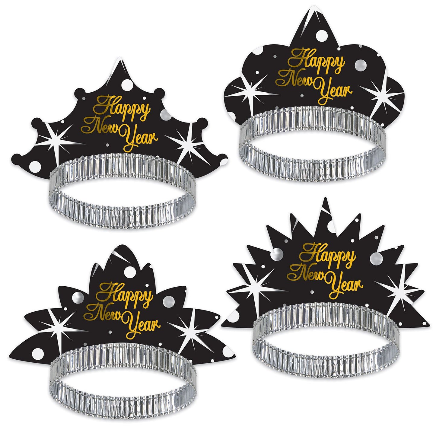 Beistle Shimmer Tiaras - 50 per package - New Years | Party Supply