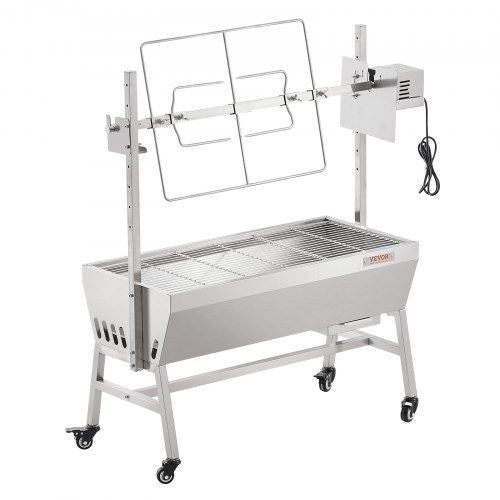 Roaster Spit Rotisserie BBQ Grill Pig Lamb Chicken Roaster 42W 135 lbs