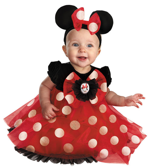 Girls Red Minnie Mouse Costume